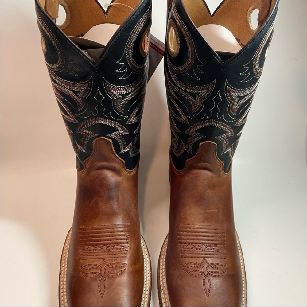 Men's Caddo by Justin Copper Brown, size 10 D